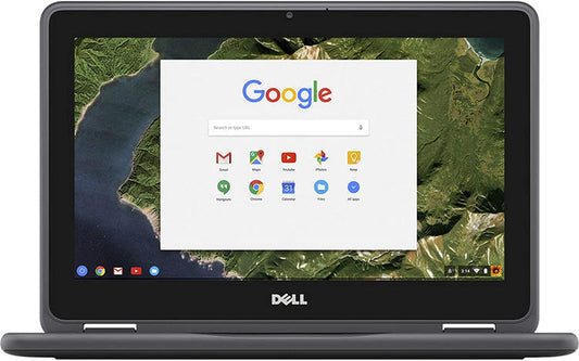Dell Chromebook 3189 | Touch Screen | 32GB Storage | 4GB RAM | 360 Rotatable | 11.6″ HD Display | Playstore Supported | New Laptops